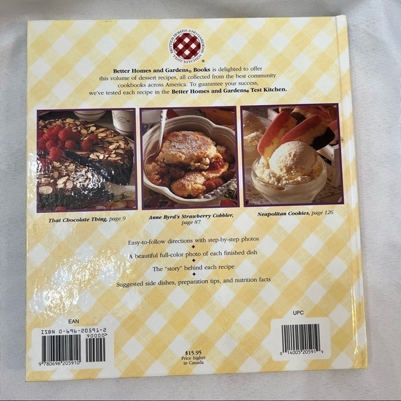 Better Homes and Gardens Dessert Cookbook - Picture 9 of 12